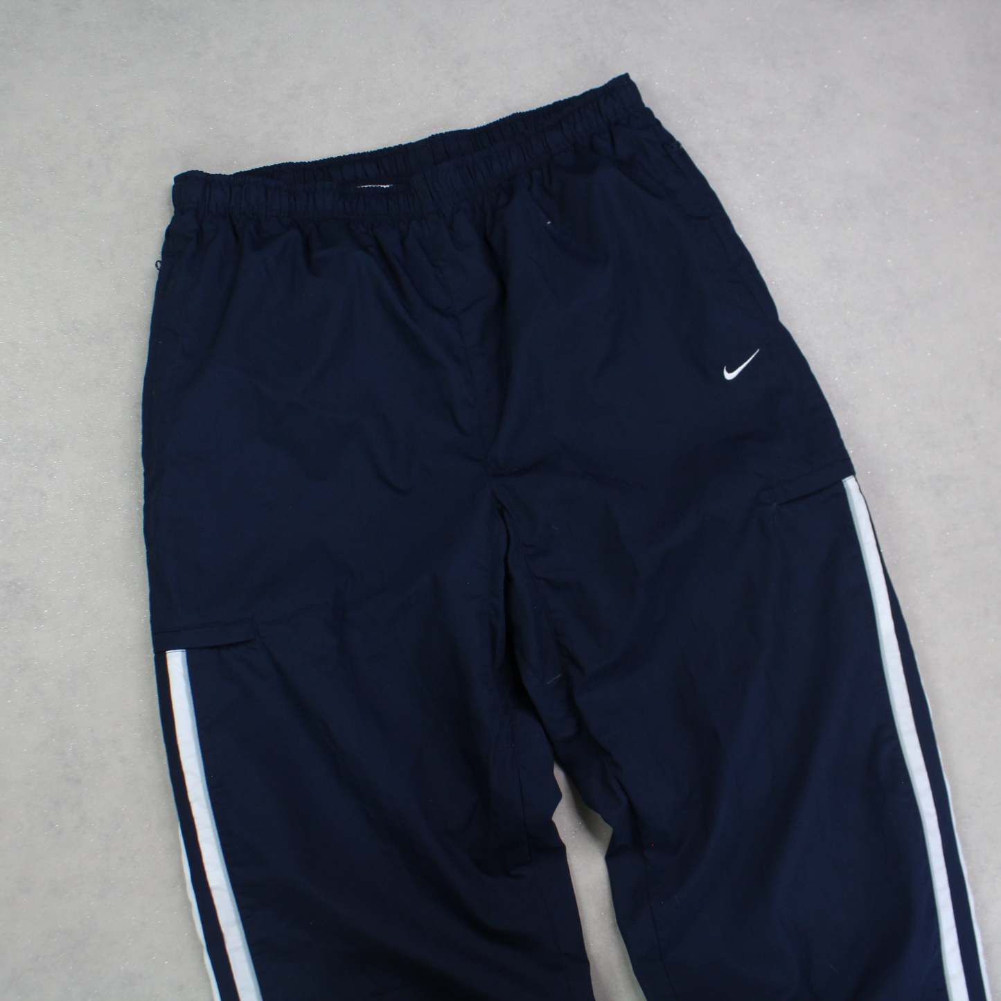 RARE 2000s Baggy Trackpants Navy-Kikonat