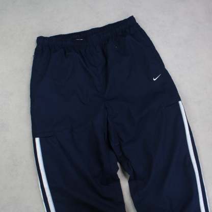 RARE 2000s Baggy Trackpants Navy-Kikonat