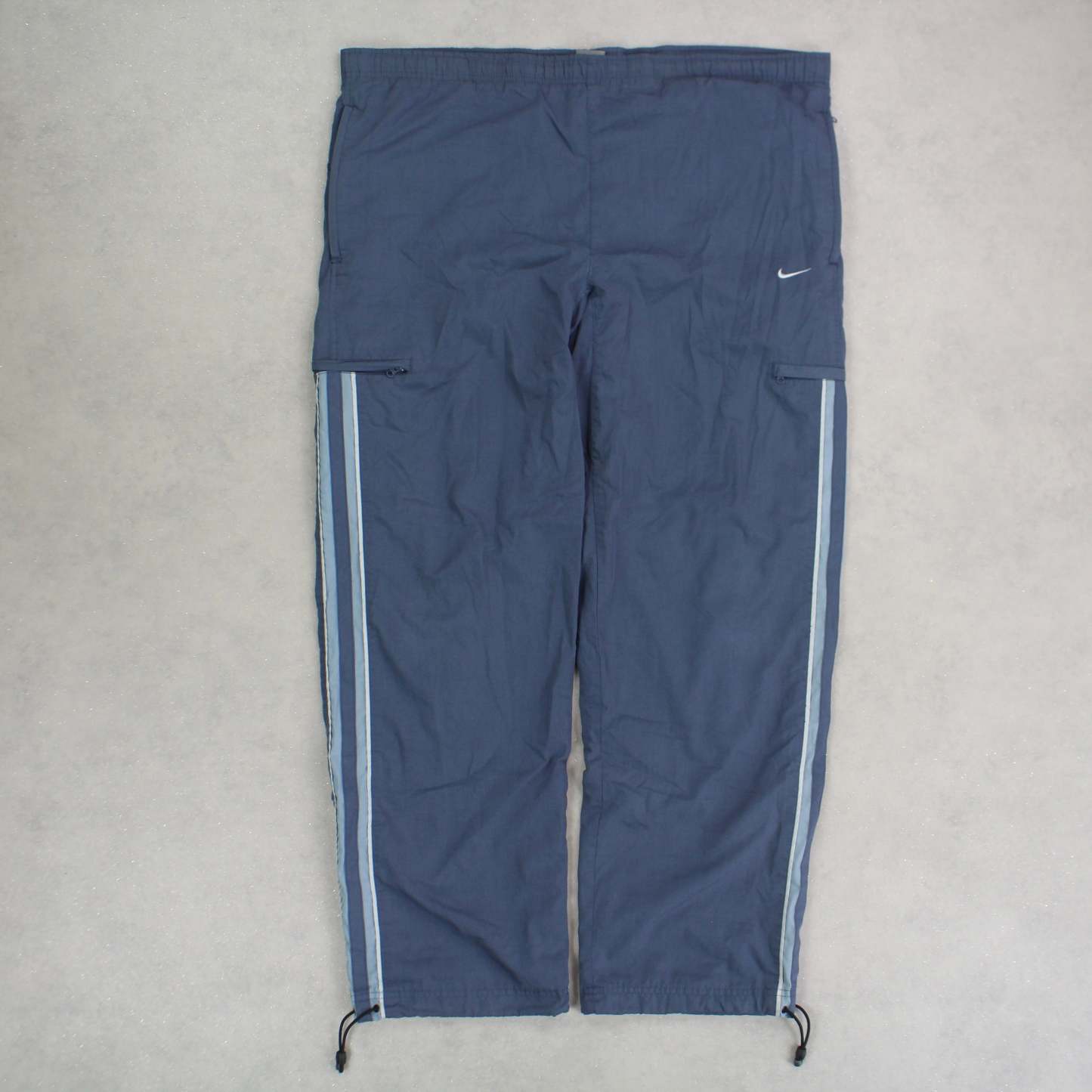 RARE 00s Baggy Trackpants Blue-Kikonat