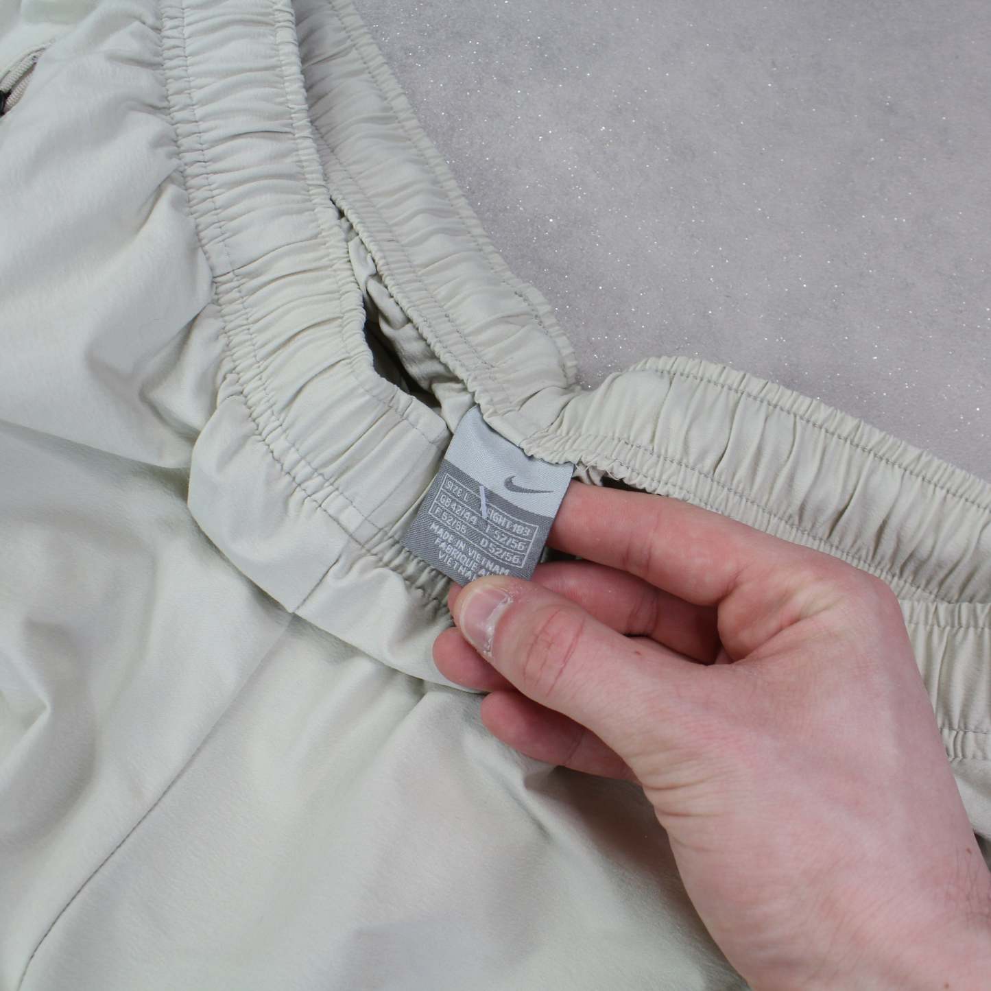 SUPER RARE 00s Trackpants Cream-Kikonat