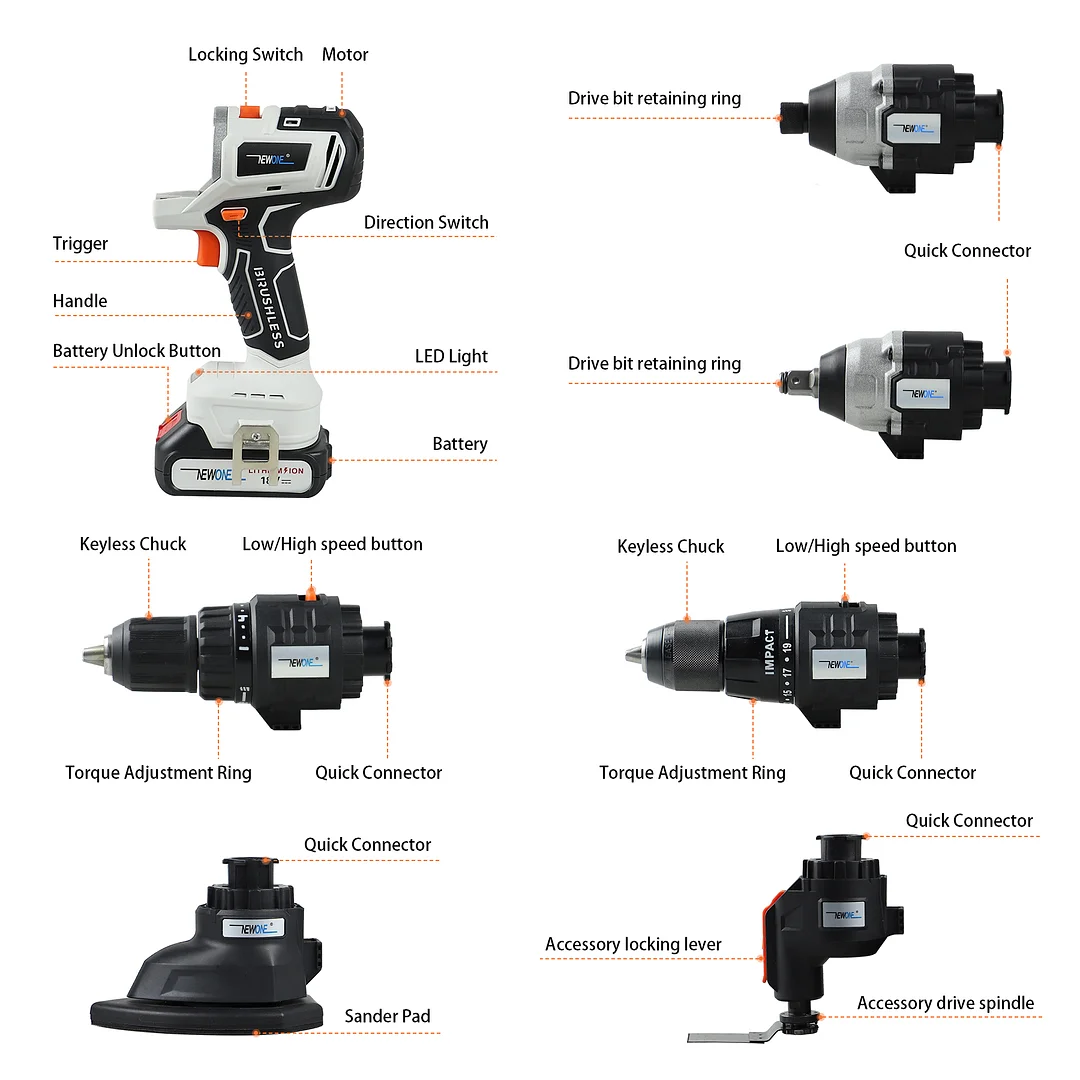 ❤️clear stock sales 💥Best Selling Multifunctional Electric Drill Tool Box in 2023-Kikonat