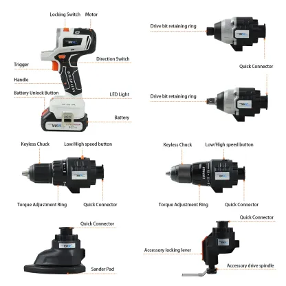 ❤️clear stock sales 💥Best Selling Multifunctional Electric Drill Tool Box in 2023-Kikonat