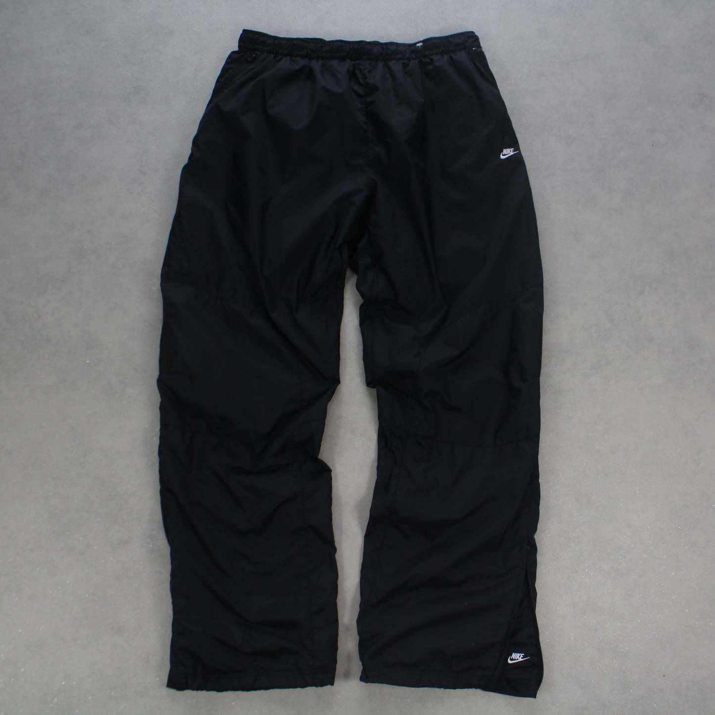 RARE 2000s Baggy Trackpants Black-Kikonat