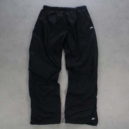 RARE 2000s Baggy Trackpants Black-Kikonat