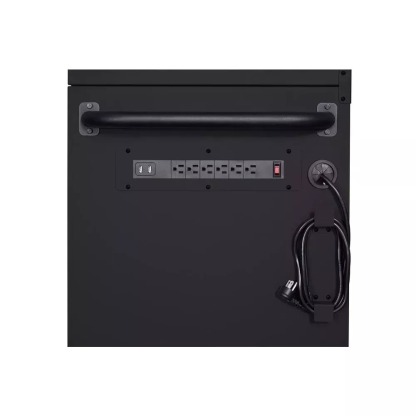 HEAVY-DUTY 56 IN. W 18-DRAWER COMBINATION TOOL CHEST AND CABINET SET, MATTE BLACK-Kikonat