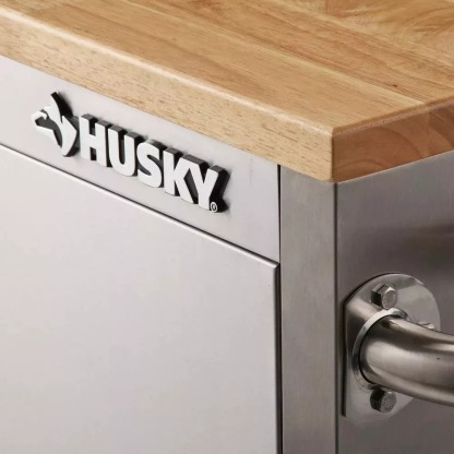 72 IN. 8-DRAWER AND 1-DOOR MOBILE WORKBENCH IN STAINLESS STEEL-Kikonat