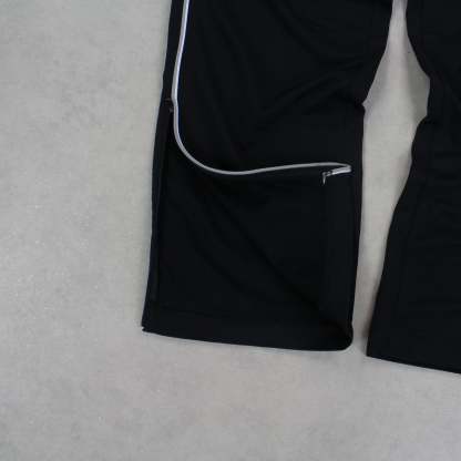 RARE 2000s Trackpants Black-Kikonat