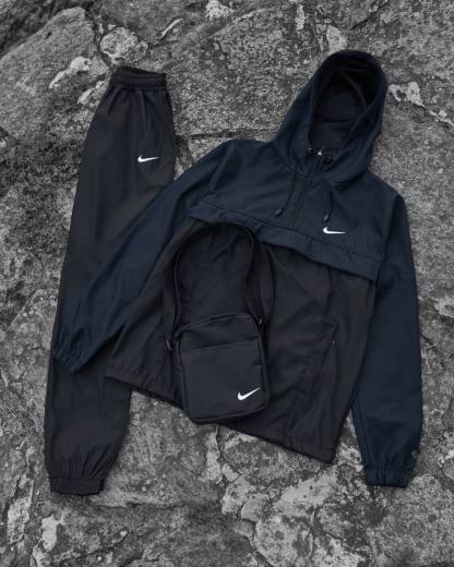 Men’s Windbreaker Tracksuit With Crossbody Bag