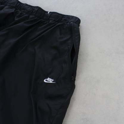 RARE 2000s Baggy Trackpants Black-Kikonat