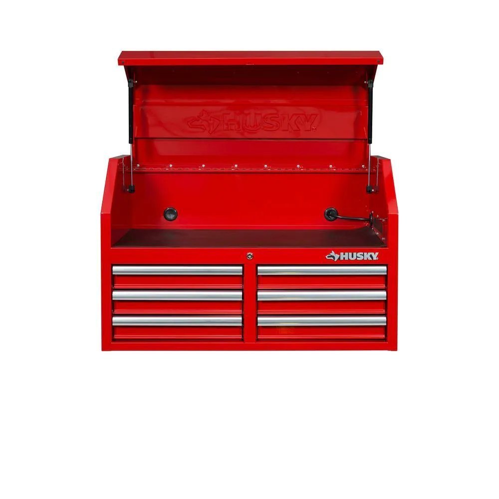36 in. 12-Drawer Tool Chest and Cabinet combo in Gloss Red-Kikonat