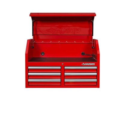 36 in. 12-Drawer Tool Chest and Cabinet combo in Gloss Red-Kikonat