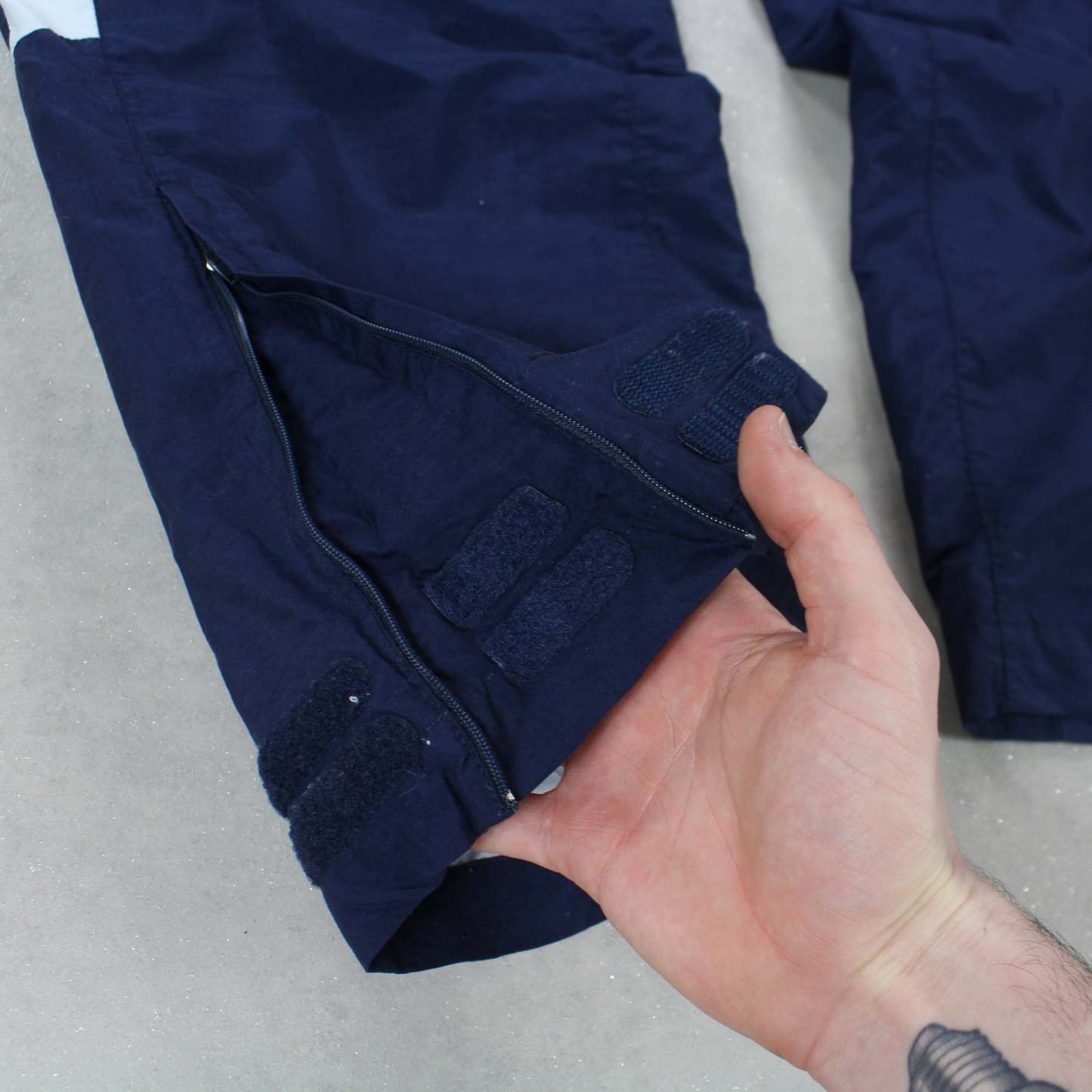 RARE 2000s Trackpants Navy-Kikonat