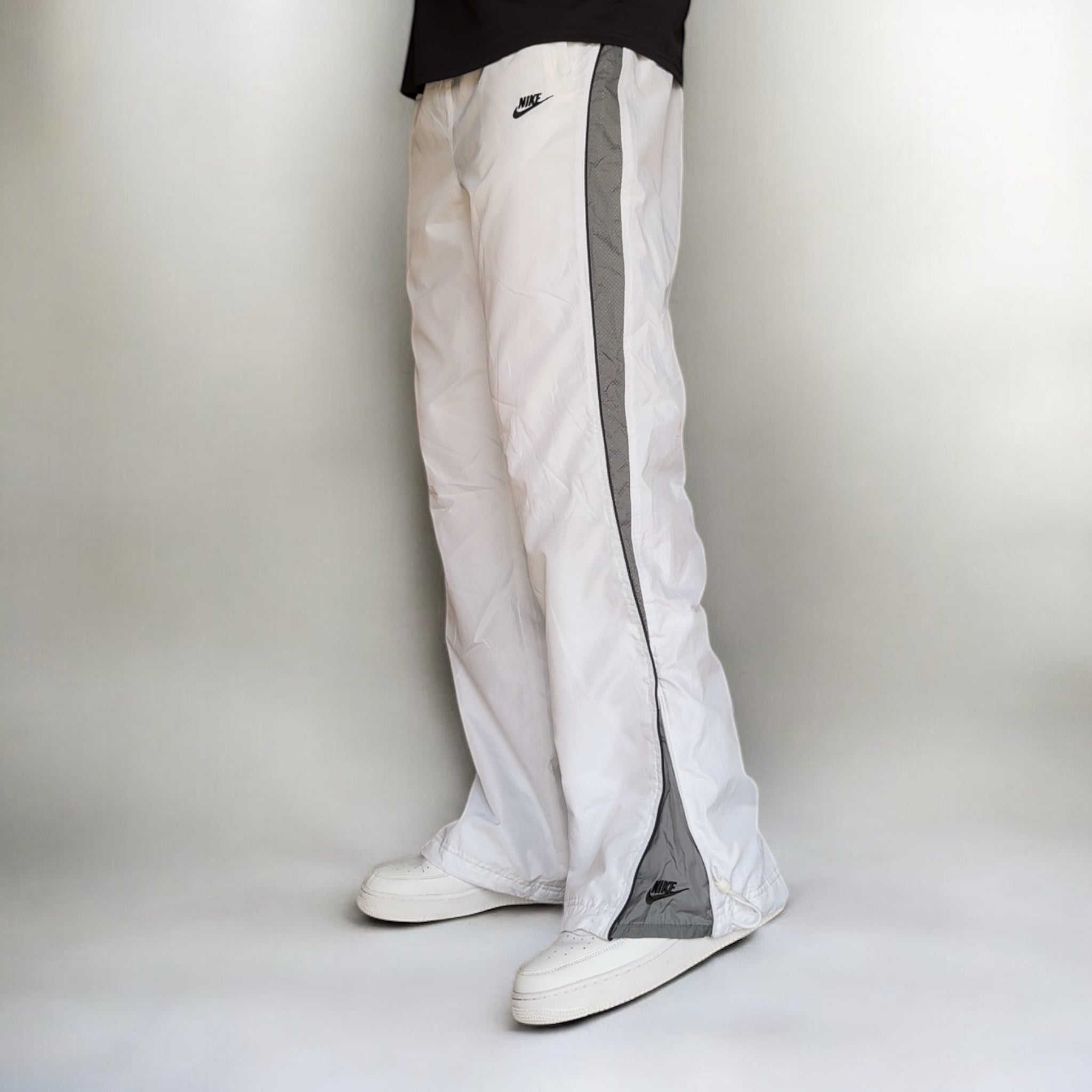 SUPER RARE 2000s Trackpants White-Kikonat