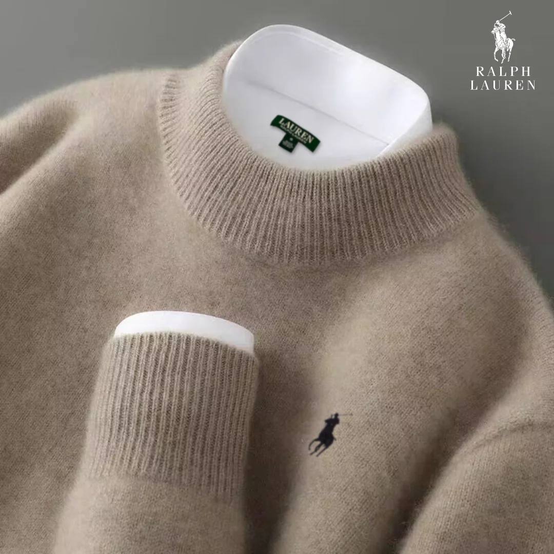 Cashmere Long Sleeve Sweater-Kikonat