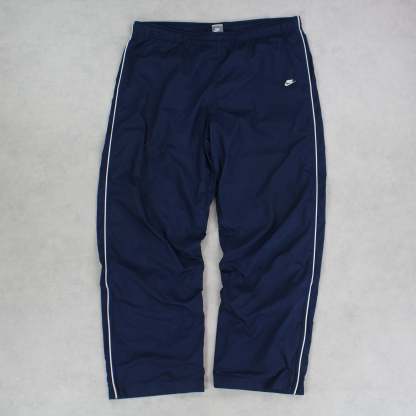 RARE 2000s Baggy Trackpants Navy-Kikonat