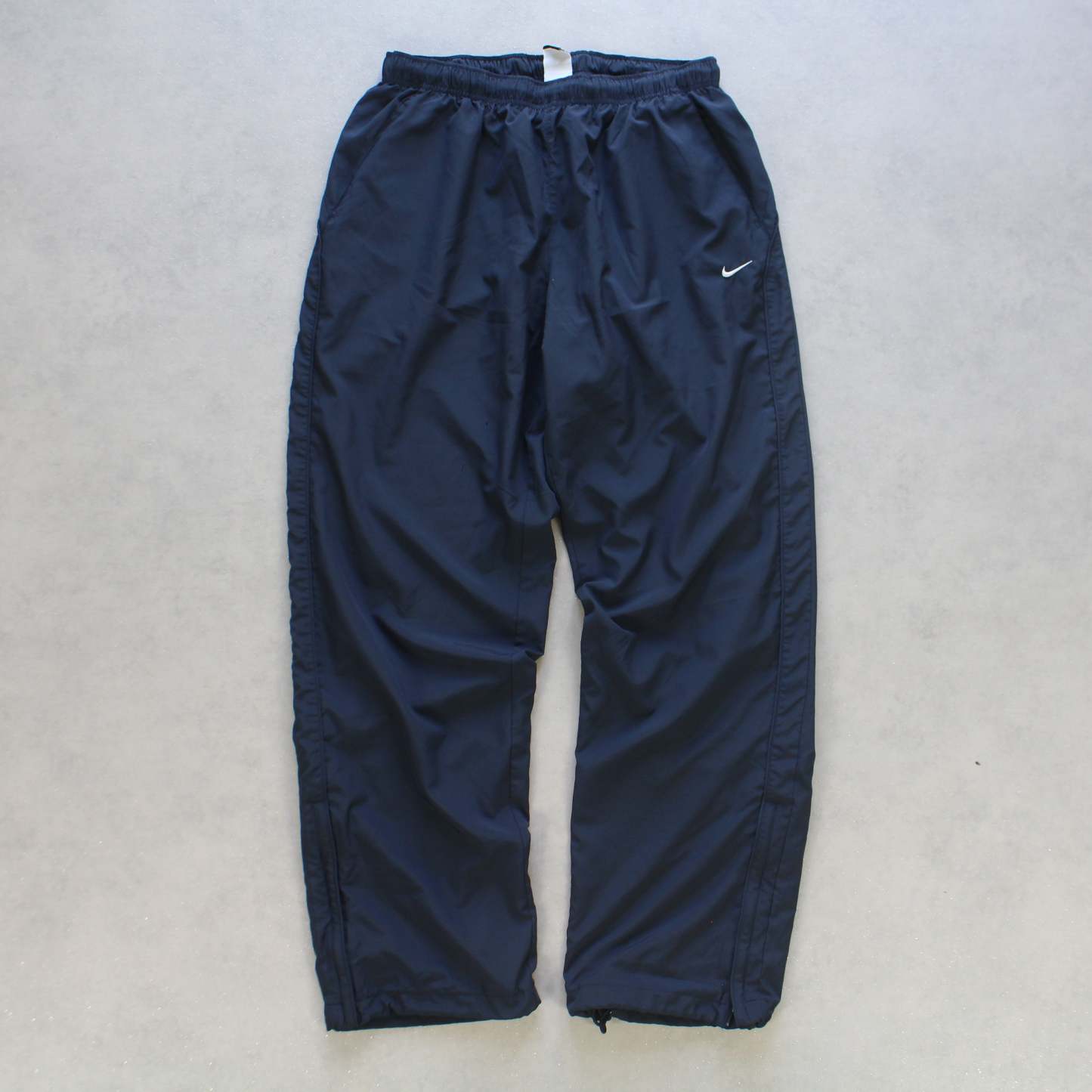 2000s Baggy Trackpants Navy-Kikonat