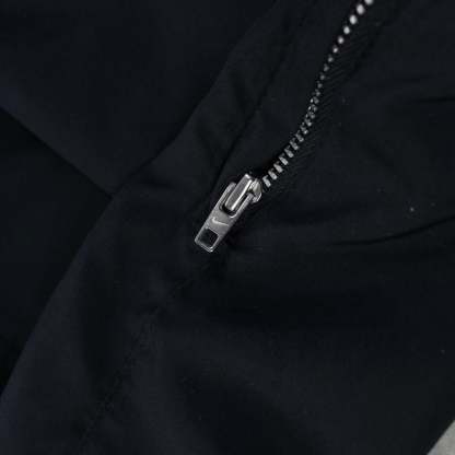 RARE 00s Baggy Trackpants Black-Kikonat
