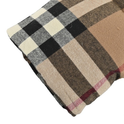 Double-sided checkered pattern puffer jacket-Kikonat