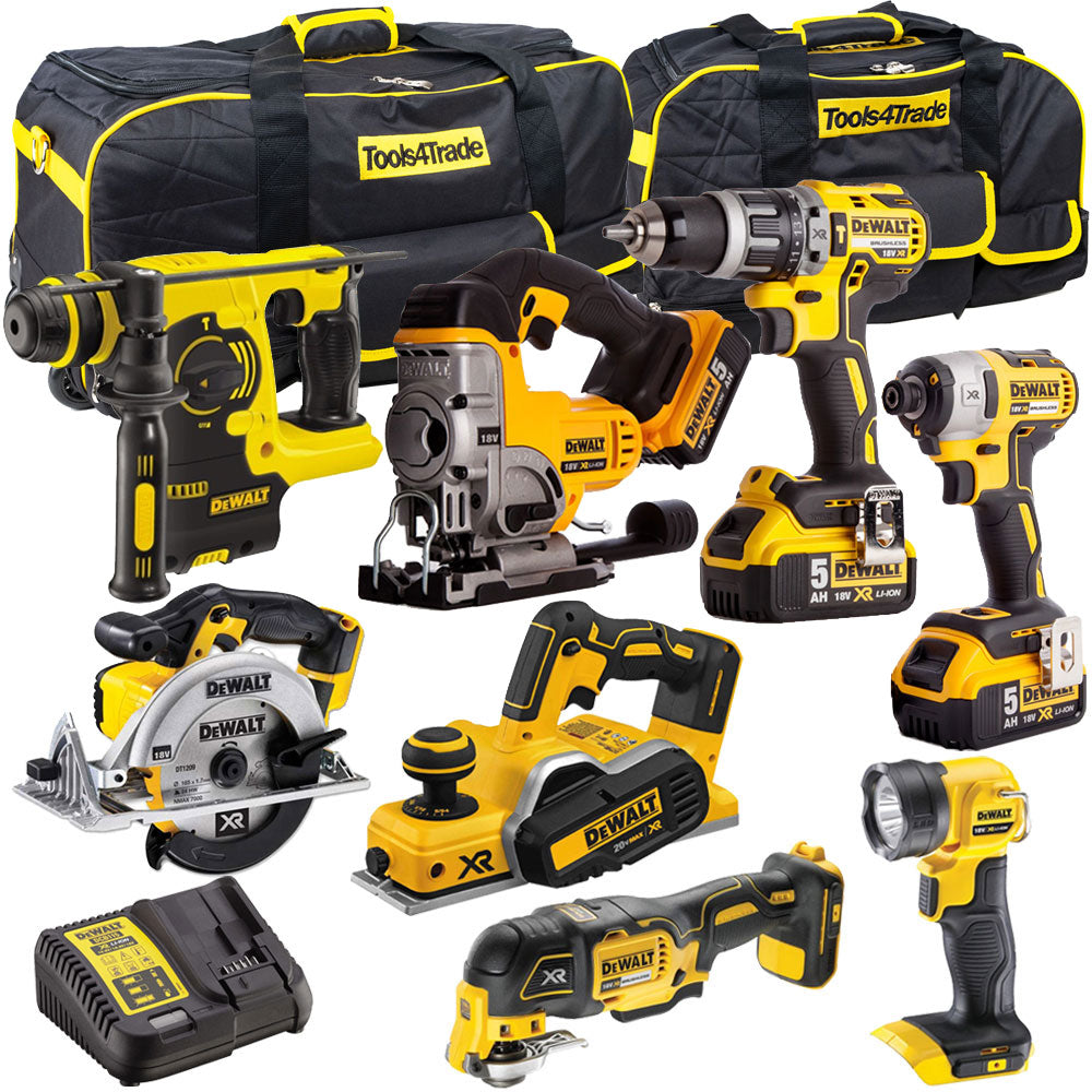 18v XR Li-Ion 8 Piece Pack 3 X 5Ah Batteries Charger DEW-KIT-3M-Kikonat