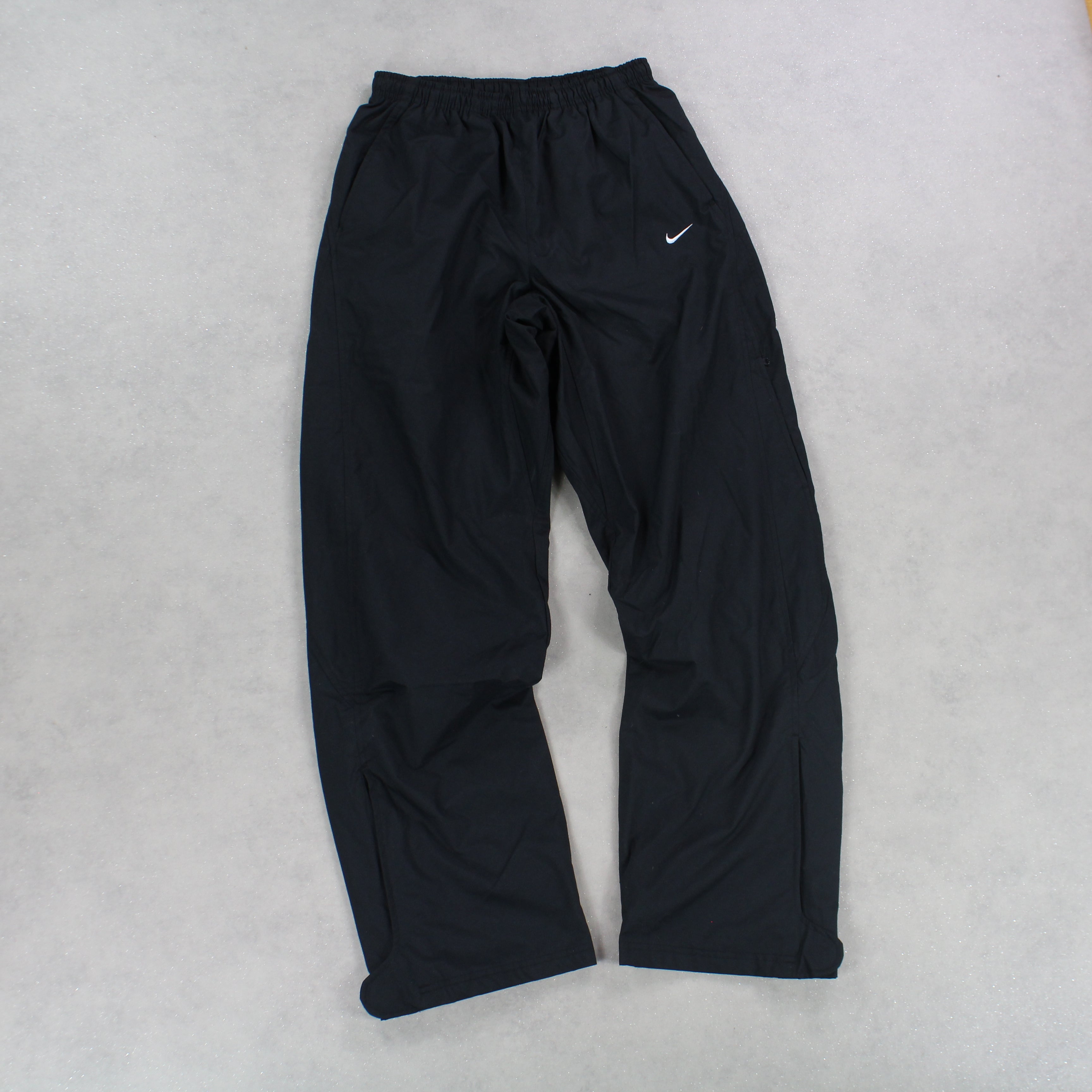 RARE 2000s Baggy Trackpants Black-Kikonat