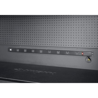 80 in. W 10-Drawer, Deep Combination Tool Chest and Rolling Cabinet Set in Matte Black (3-Piece)-Kikonat