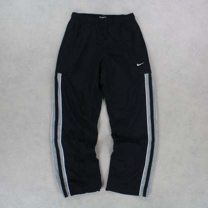 RARE 2000s Trackpants Black-Kikonat