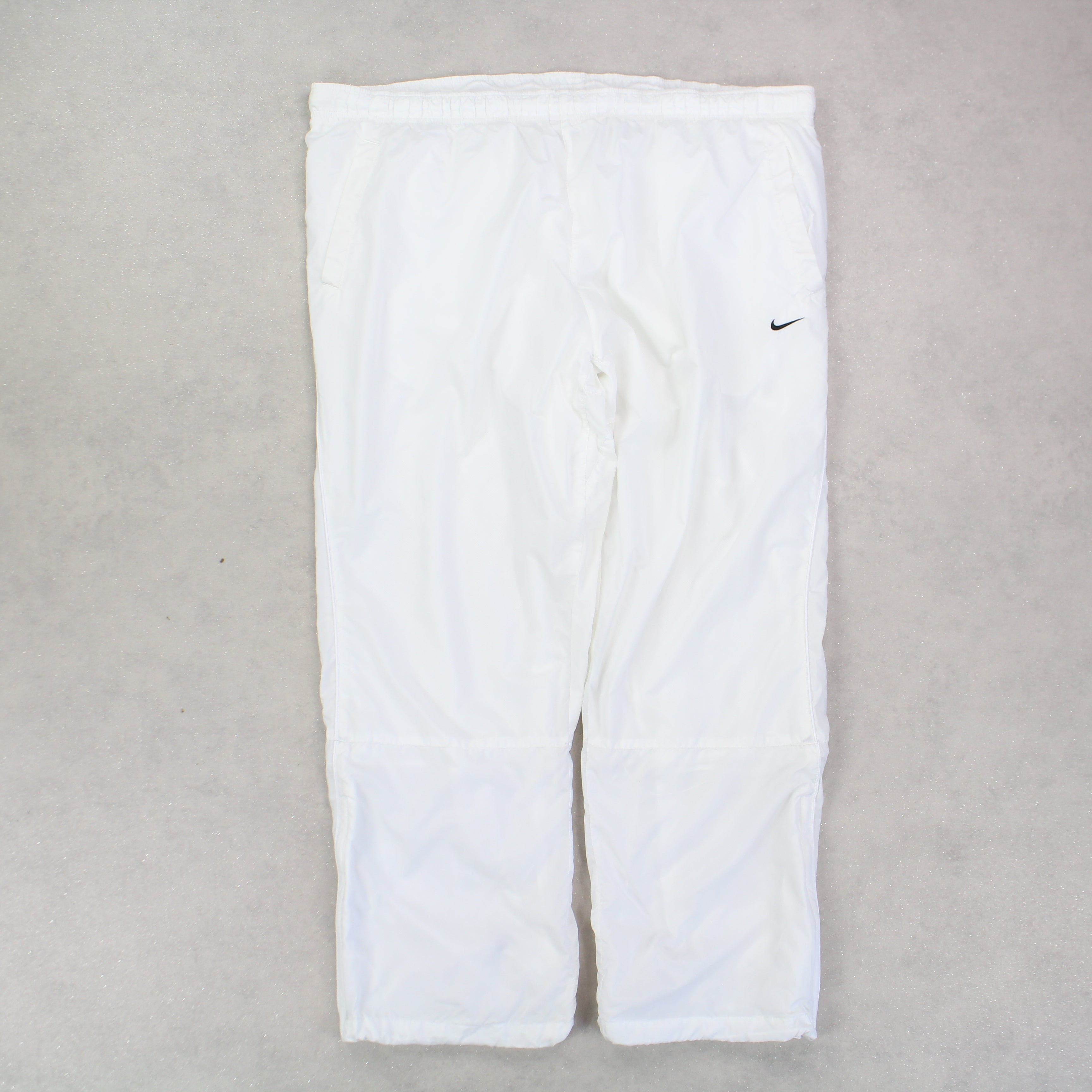 RARE 00s Baggy Trackpants White-Kikonat