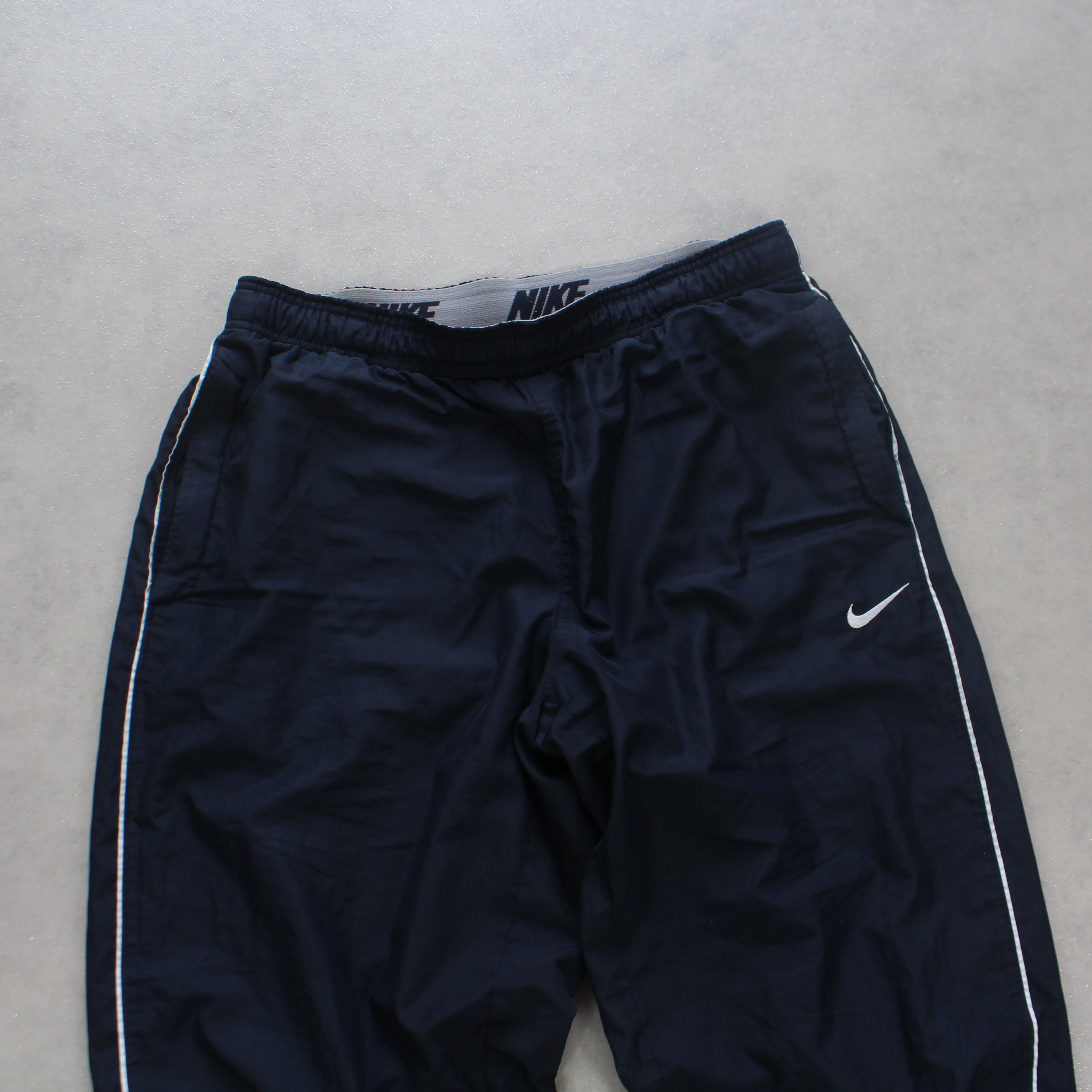 RARE 2000s Baggy Trackpants Navy-Kikonat