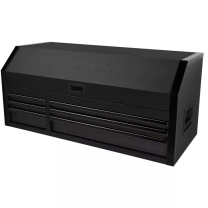 INDUSTRIAL 52 IN. W X 21.5 IN. D 6-DRAWER TOOL CHEST WITH PULL-OUT WORK SURFACE AND LED LIGHT IN MATTE BLACK-Kikonat