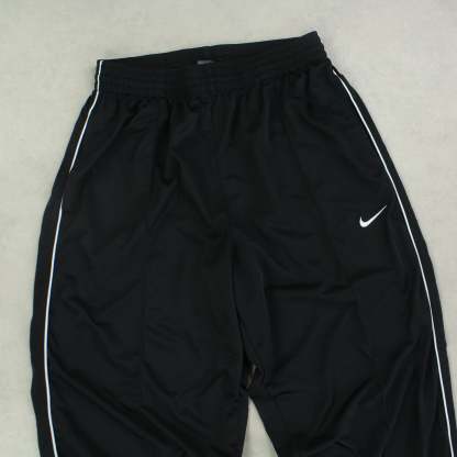 RARE 2000s Baggy Trackpants Black-Kikonat