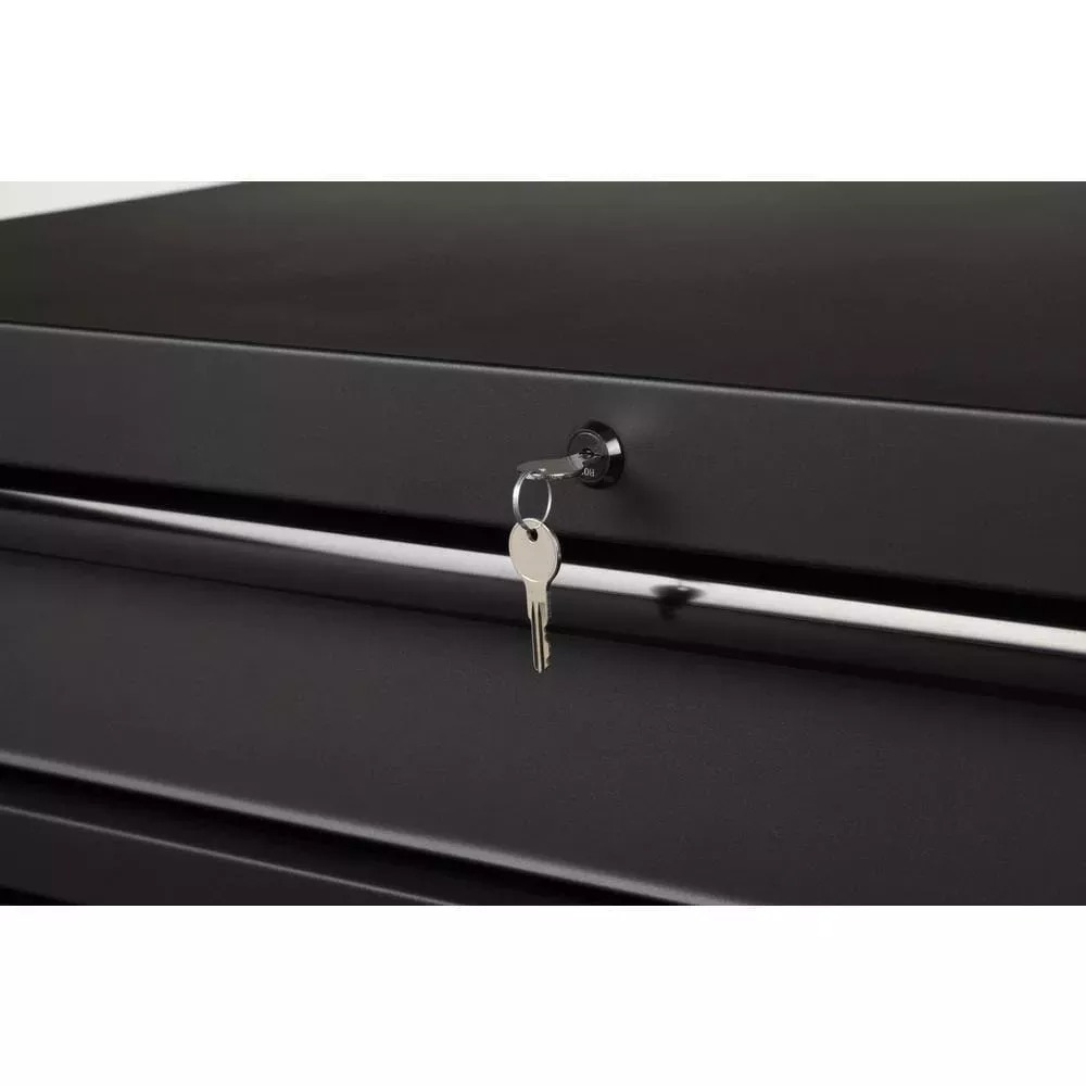 INDUSTRIAL 41 IN. W X 21.5 IN. D 11-DRAWER ROLLING CABINET TOOL CHEST IN MATTE BLACK-Kikonat