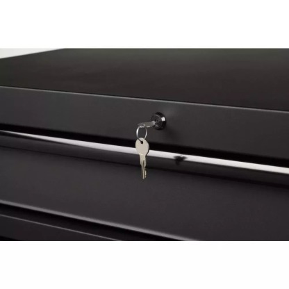 INDUSTRIAL 41 IN. W X 21.5 IN. D 11-DRAWER ROLLING CABINET TOOL CHEST IN MATTE BLACK-Kikonat