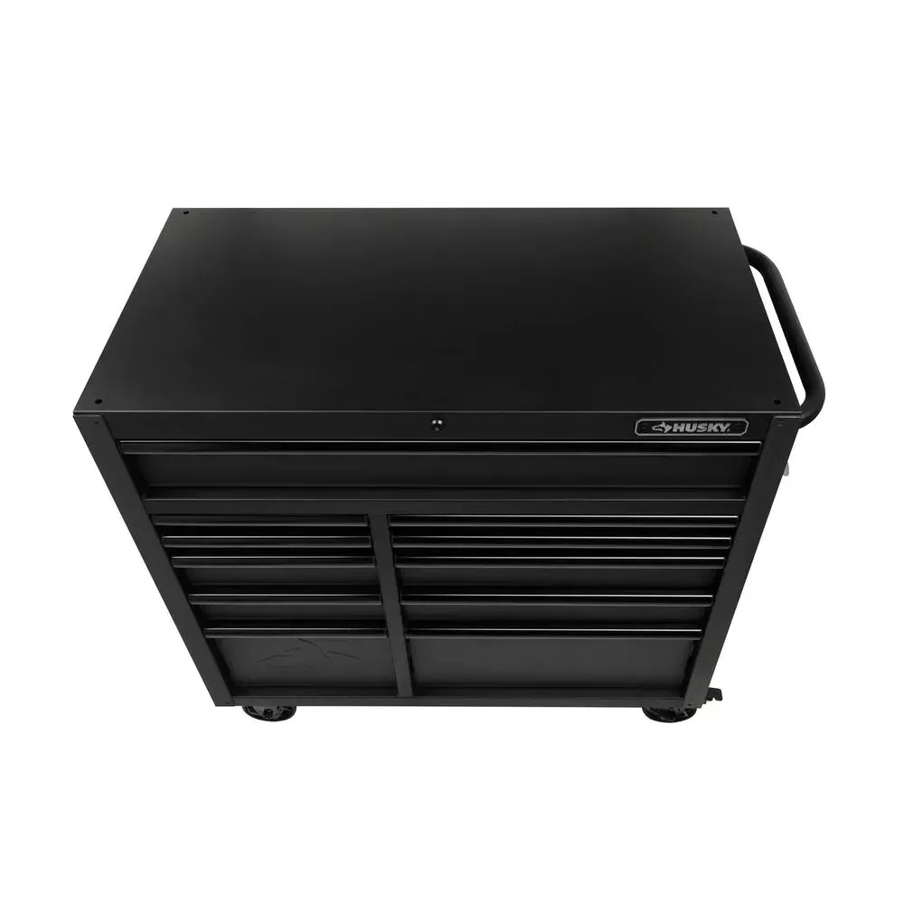 INDUSTRIAL 41 IN. W X 21.5 IN. D 11-DRAWER ROLLING CABINET TOOL CHEST IN MATTE BLACK-Kikonat