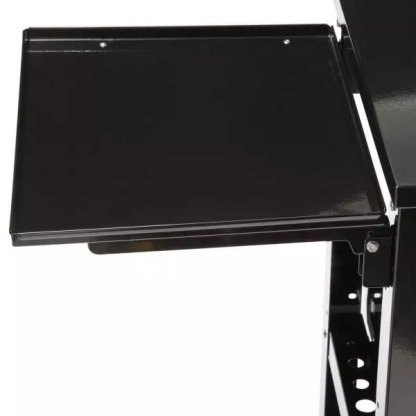 33 IN 4-DRAWER MECHANICS CART WITH EXTENDED SIDE TABLE AND BOTTLE TRAY-Kikonat