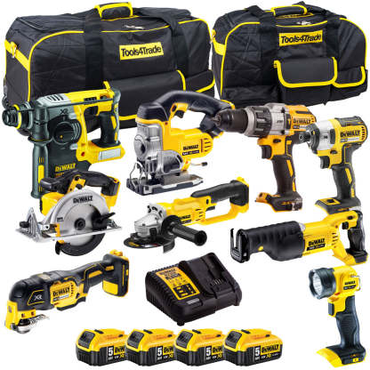 DCKT4T79P5T 18V 9 Piece Cordless Kit-Kikonat
