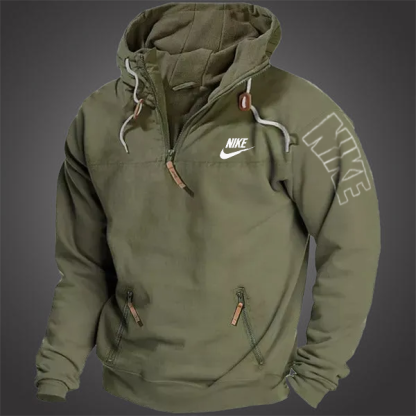 Fleece Windrunner Men's Hoodie-Kikonat