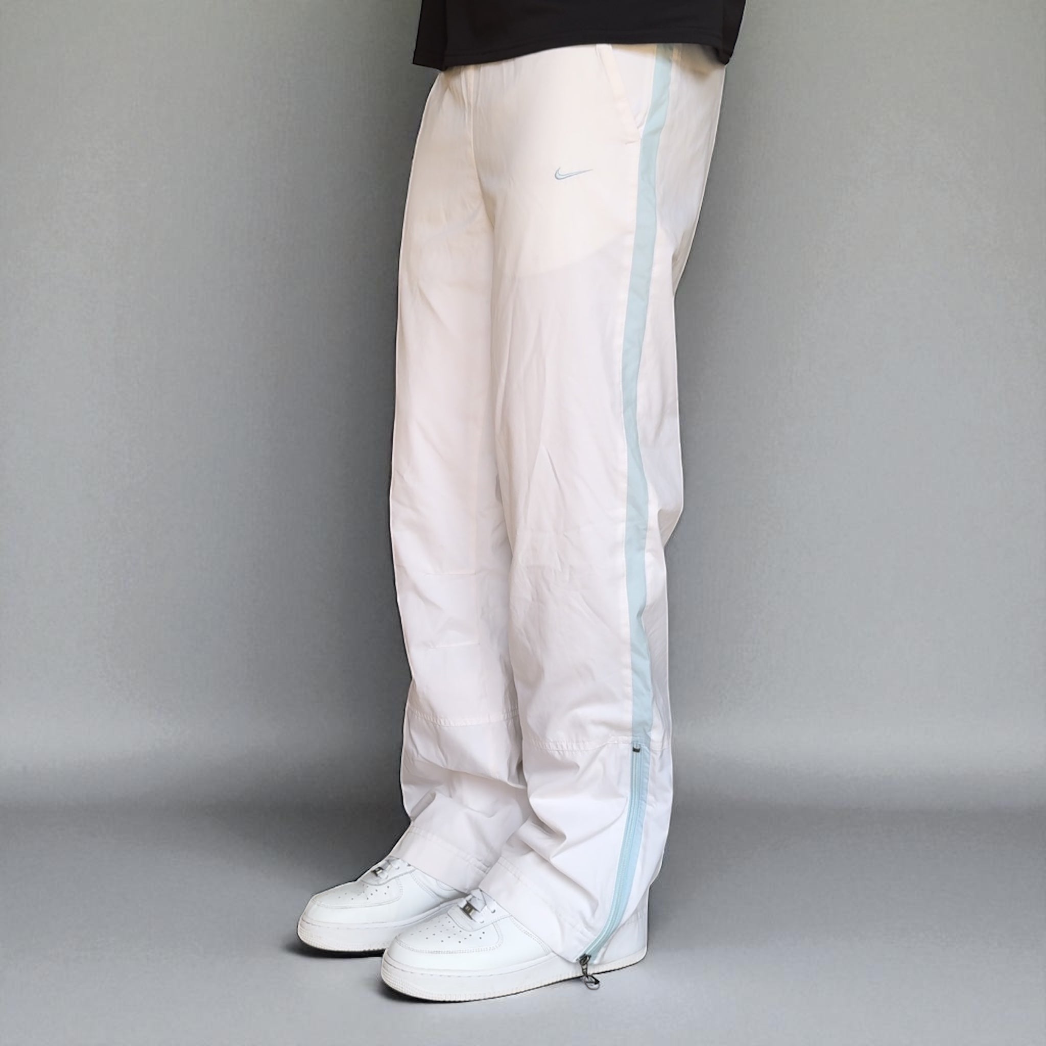 RARE 2000s Trackpants White-Kikonat