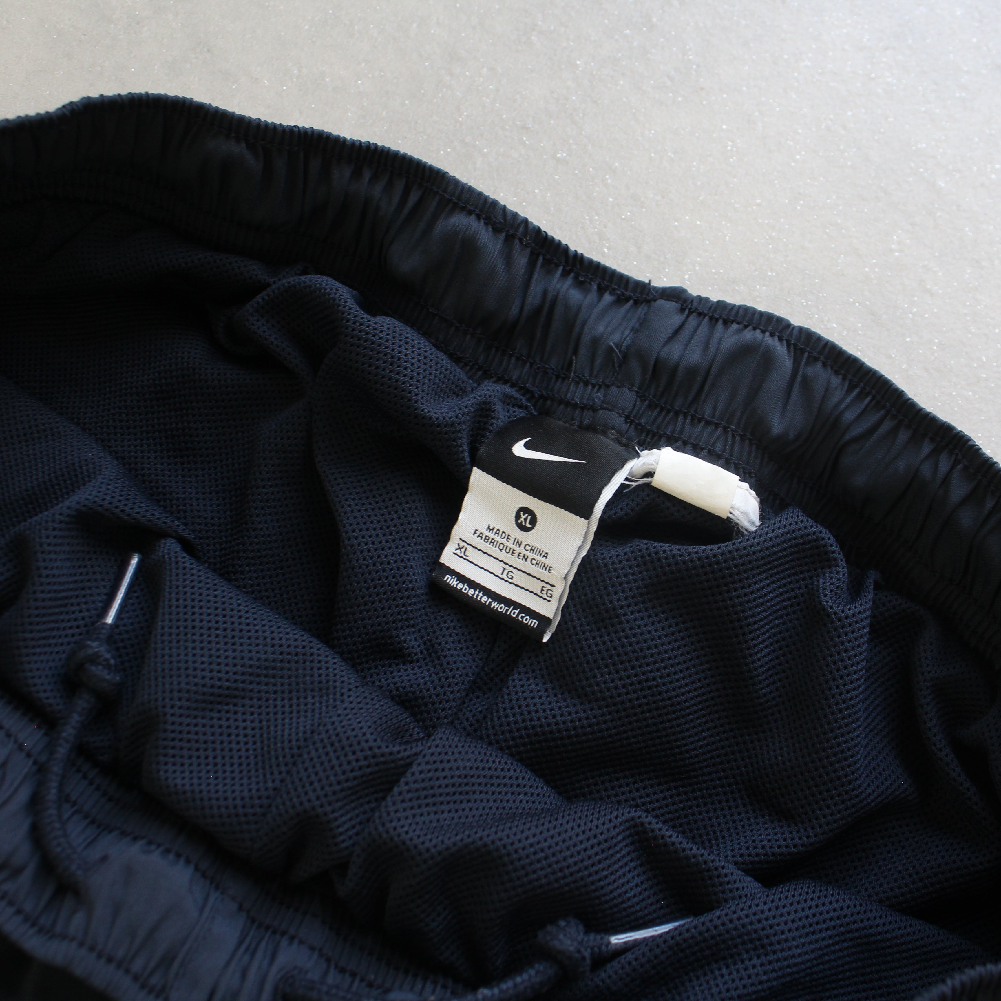 2000s Baggy Trackpants Navy-Kikonat