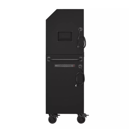 HEAVY-DUTY 56 IN. W 18-DRAWER COMBINATION TOOL CHEST AND CABINET SET, MATTE BLACK-Kikonat