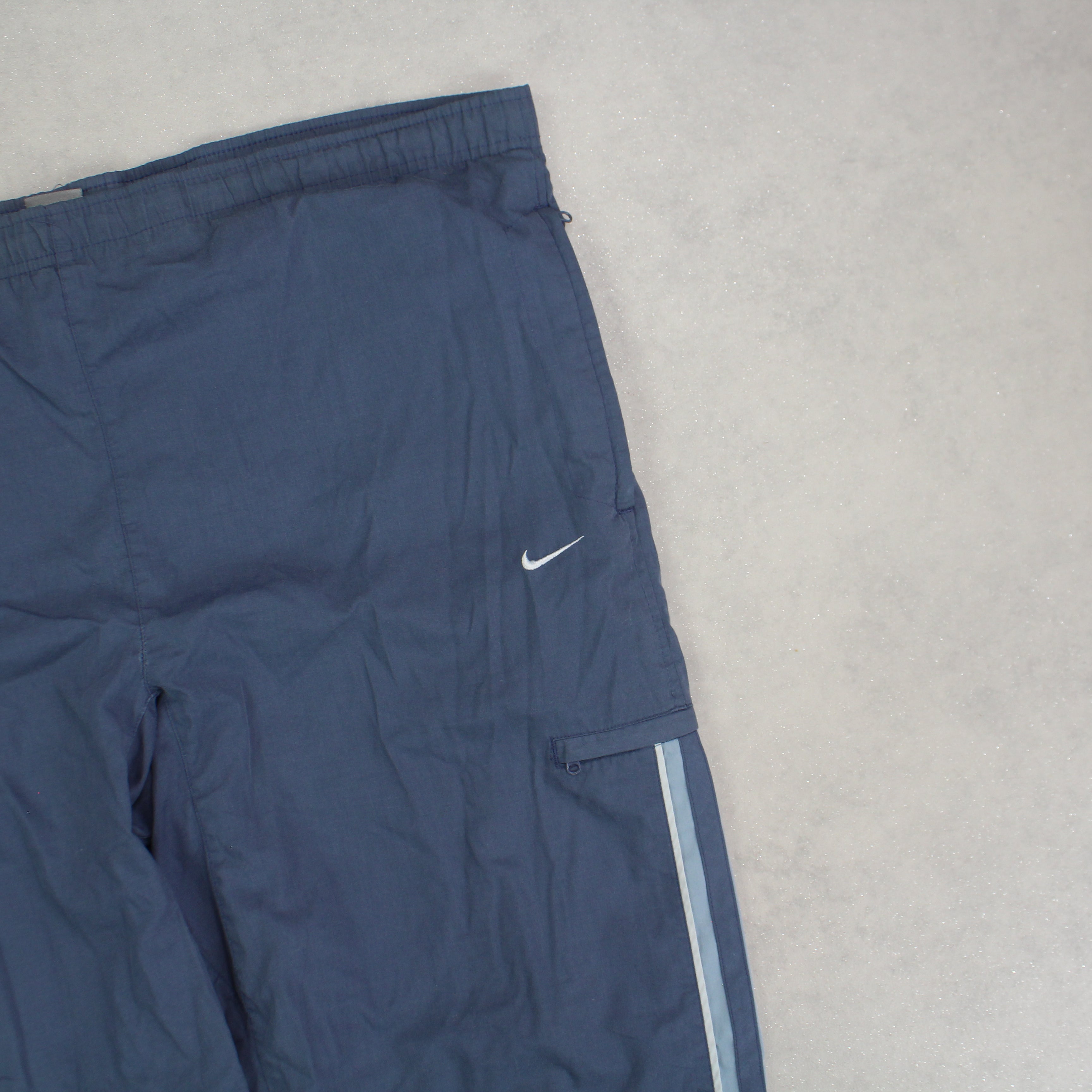 RARE 00s Baggy Trackpants Blue-Kikonat