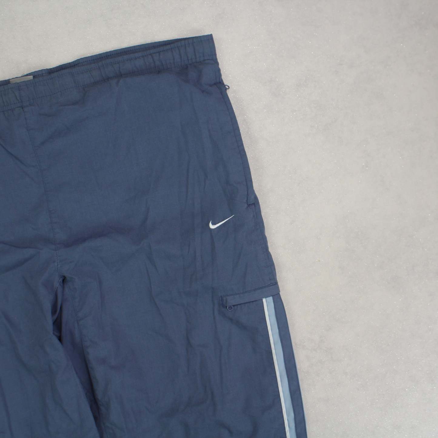 RARE 00s Baggy Trackpants Blue-Kikonat