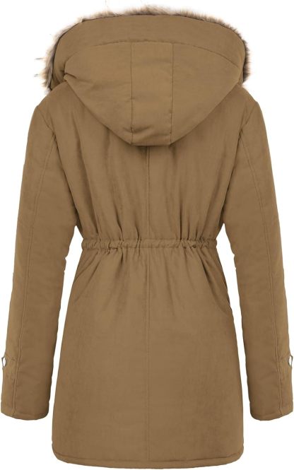 Winter Wool Women's Parka Jacket-Kikonat