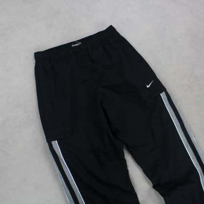 RARE 2000s Trackpants Black-Kikonat