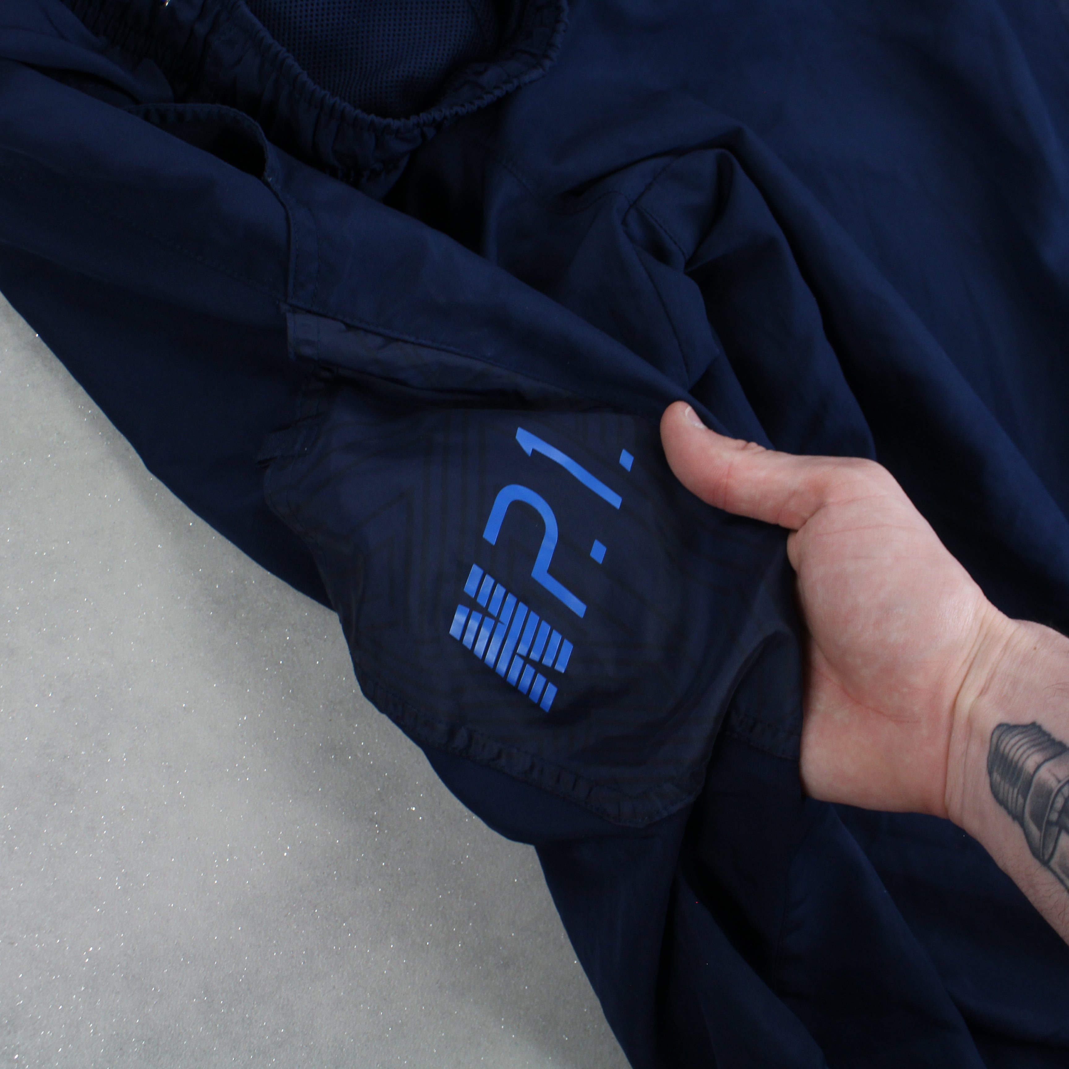 RARE 2000s Trackpants Navy-Kikonat