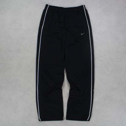 RARE 2000s Trackpants Black-Kikonat