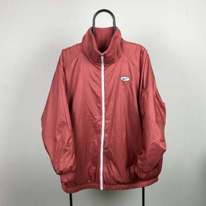 00s Reversible Fleece Coat Jacket Pink-Kikonat