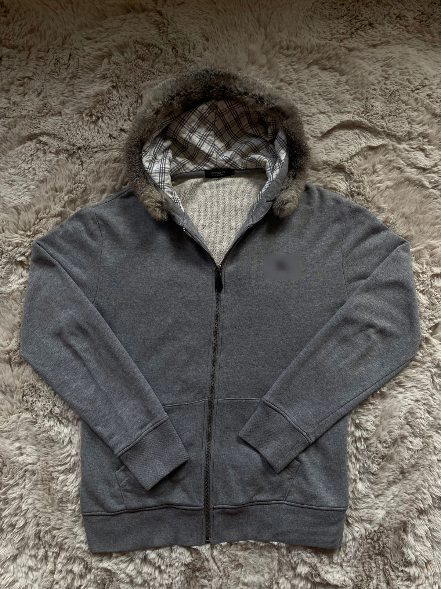 fur zipup hoodie-Kikonat