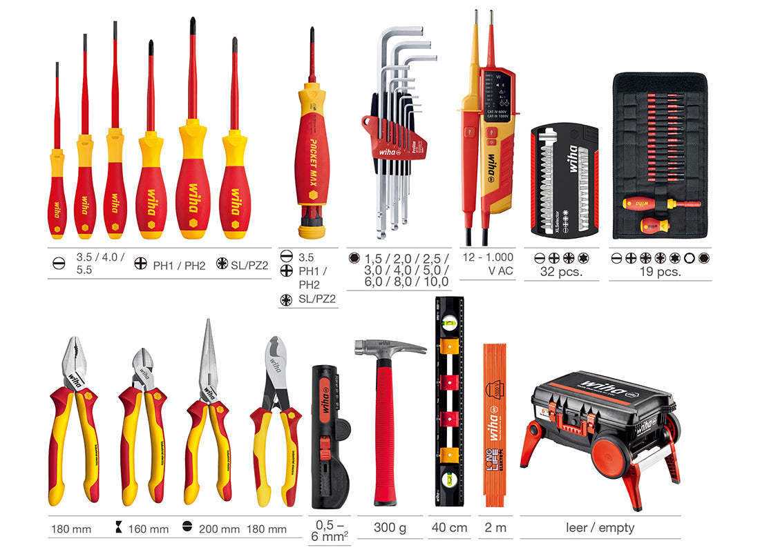 XXL III Upgraded Electrician Insulation Master Tool Box-Kikonat