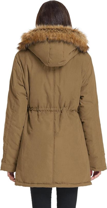 Winter Wool Women's Parka Jacket-Kikonat