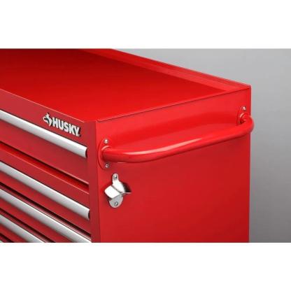 61 in. W 18-Drawer Combination Tool Chest and Rolling Cabinet Set in Gloss Red-Kikonat